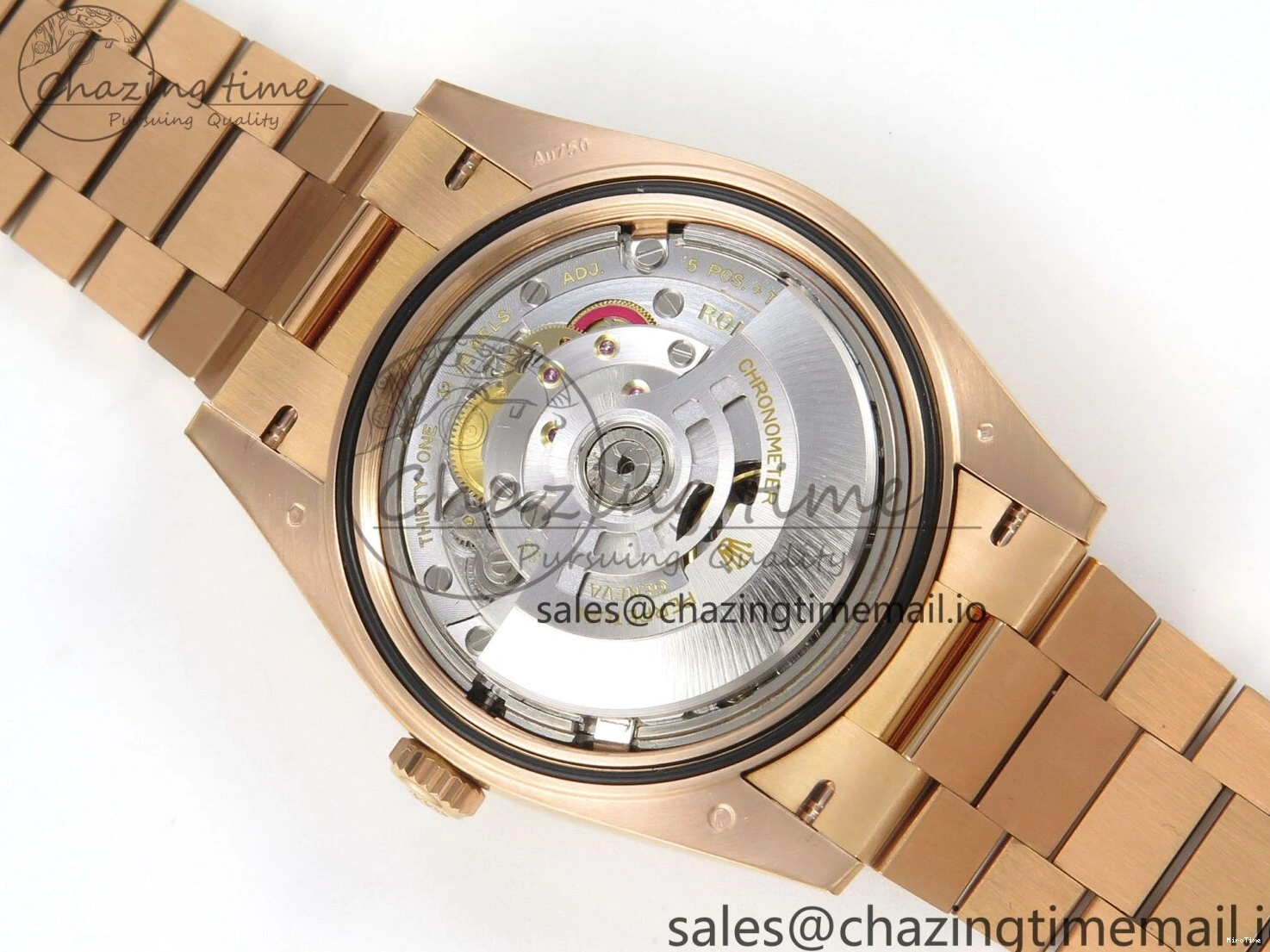 MiroTime 0113 Day Date 40 RG 228235 THBF 1:1 Best Edition RG Marker Dial on President Bracelet VR3255 V3 (Gain Weight) Seasonal 260